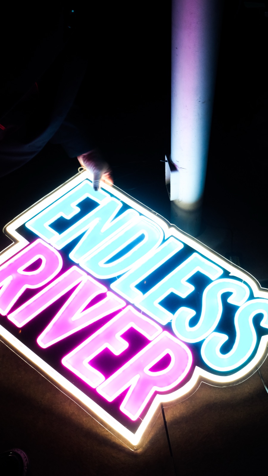 Endless River sign at a past event